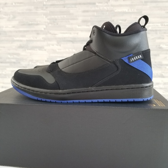 New JORDAN Fadeaway Black Royal Sneakers - Picture 5 of 7